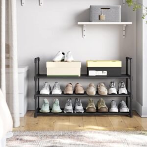 Metal Shoe Storage Shelf